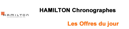 Montres HAMILTON Chronographes