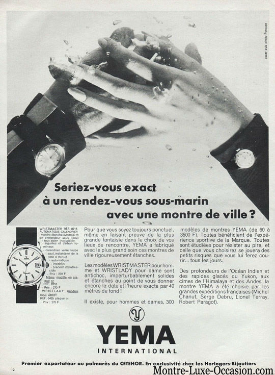 Montre Yema Plongée Sous Marine Jour date 1960_Montre_-luxe-occasion.com (2)