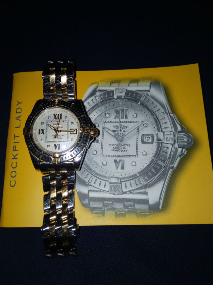 Breitling Cockpit Lady sertie de diamants
