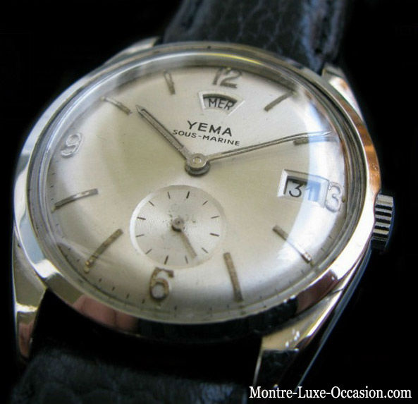 Montre Yema Plongée Sous Marine Jour date 1960_Montre_-luxe-occasion.com (4)